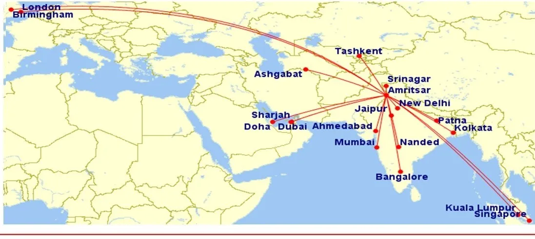 New Flights on the anvil from SGRDJ International Airport Amritsar