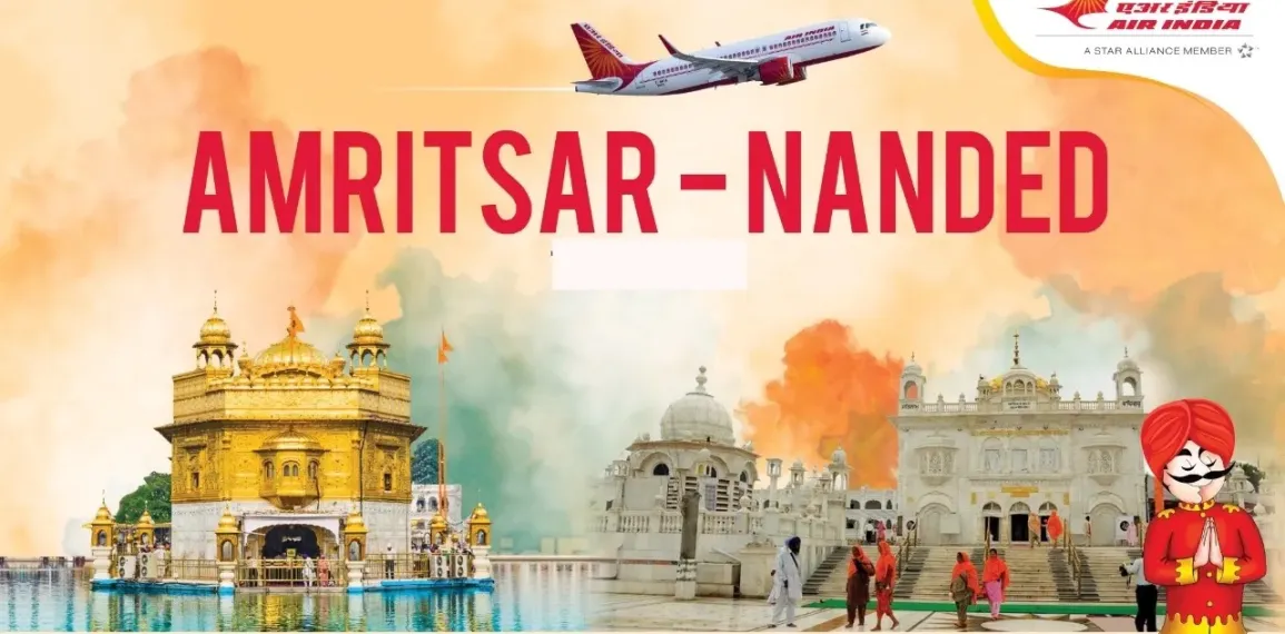 Air India Resumes Its Direct Amritsar – Nanded Flight