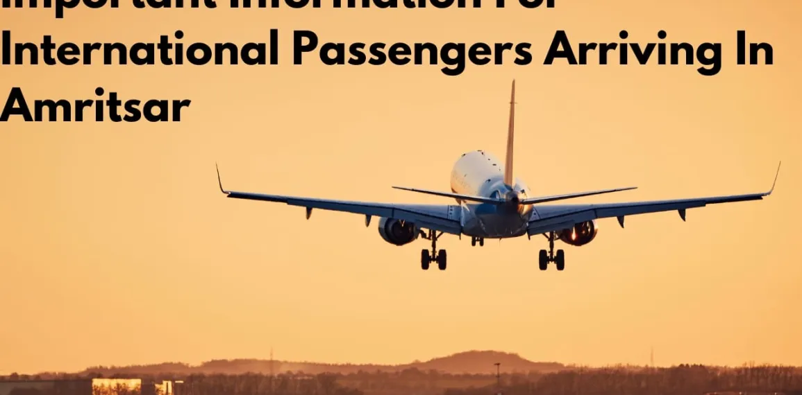 International passengers to undergo Covid tests at Amritsar Airport