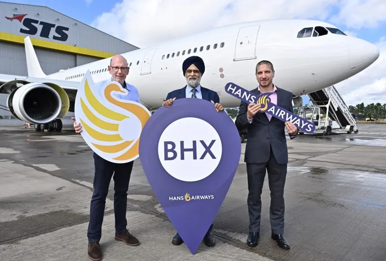 Hans Airways’ first Airbus A330 arrives into UK