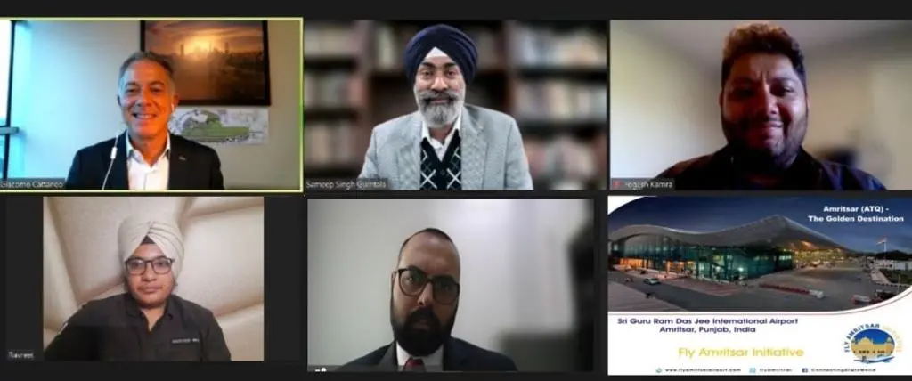 ਫਲਾਈ ਅੰਮ੍ਰਿਤਸਰ ਇਨੀਸ਼ੀਏਟਿਵ ਵਲੋਂ ਅੰਮ੍ਰਿਤਸਰ – ਇਟਲੀ ਹਵਾਈ ਸੰਪਰਕ ਸੰਬੰਧੀ ਮਿਲਾਨ ਏਅਰਪੋਰਟ ਦੇ ਅਧਿਕਾਰੀਆਂ ਨਾਲ ਮੀਟਿੰਗ